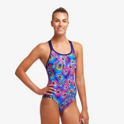 FUNKITA - Ladies One Piece Swimsuit Eclipse Peacock Paradise -Outlet Women's Activity Store 018770 grande