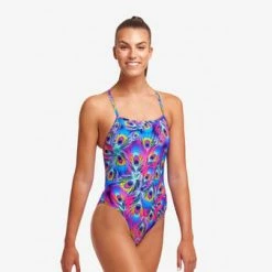 FUNKITA - Ladies Single Strength One Piece Swimsuit Peacock Paradise -Outlet Women's Activity Store 018792 grande