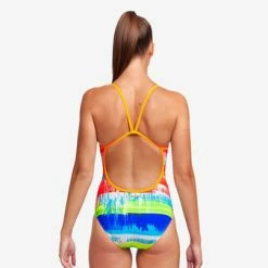 FUNKITA - Ladies Single Strap One Piece Swimsuit Dye Hard -Outlet Women's Activity Store 018834 grande