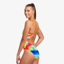 FUNKITA - Ladies Single Strap One Piece Swimsuit Dye Hard -Outlet Women's Activity Store 018835 grande