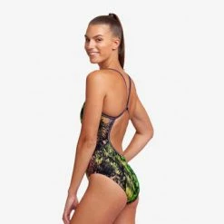 FUNKITA - Ladies Single Strap One Piece Swimsuit Lion Eyes -Outlet Women's Activity Store 018838 grande