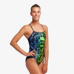 FUNKITA - Ladies Single Strap One Piece Swimsuit Lion Eyes -Outlet Women's Activity Store 018839 grande