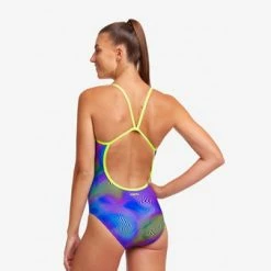 FUNKITA - Ladies Single Strap One Piece Swimsuit Screen Time -Outlet Women's Activity Store 018850 grande