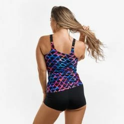 FUNKITA - Ladies Scoop Neck Tankini Top Strapping -Outlet Women's Activity Store 019478 grande