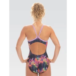 Dolfin - Womens Uglies V-2 Back One-Piece Swimsuit City Lights -Outlet Women's Activity Store City Lights 1 grande