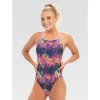 Dolfin - Womens Uglies V-2 Back One-Piece Swimsuit City Lights