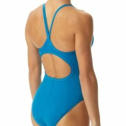 TYR - Womens Swimsuit Solid Durafast DIAMONDFIT Teal -Outlet Women's Activity Store DDRF7A 342 alt06 77704733 fba1 494a baaa ca64100c732d grande