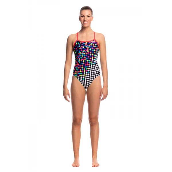 FUNKITA - Ladies Single Strap One Piece Scatter Brain 3 FUNKITA - Ladies Single Strap One Piece Scatter Brain