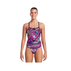 FUNKITA - Ladies Strapped in One Piece Skull Swim