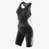 Orca - Womens Trisuit Core Racesuit Black/White/Pink