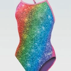 Dolfin - Womens Uglies Over The Rainbow V-2 One-Piece Swimsuit