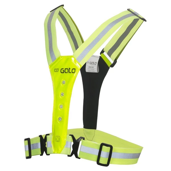 GATO - LED Safer Sport Vest Yellow 3 GATO - LED Safer Sport Vest Yellow