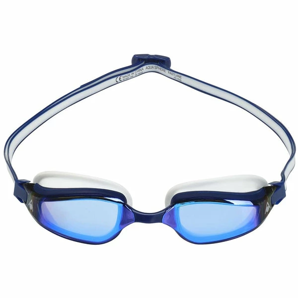 Aquasphere - Goggles Fastlane Blue Titanium Mirrored Lens Blue & White 4 Aquasphere - Goggles Fastlane Blue Titanium Mirrored Lens Blue & White - Image 2