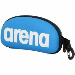 Arena - Goggle Case Cyan-White