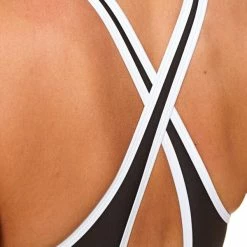 Zoggs - Womens Swimsuit Dakota Crossback -Outlet Women's Activity Store dakota crossback swimsuit black white 4 grande