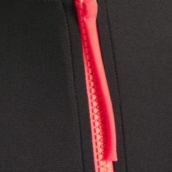 Zoggs - Womens Cable Zipped Highneck Black/Coral -Outlet Women's Activity Store f80da1a12458426fa737ea534f5adea7 grande