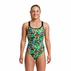Funkita - Ladies Swimsuit Eclipse One Piece Burnout -Outlet Women's Activity Store funkita burnouts swimsuit grande