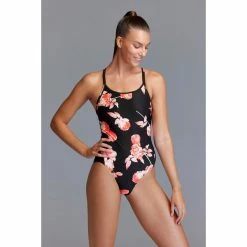 FUNKITA - Ladies swimsuit Diamond Back One Piece Rose Garden -Outlet Women's Activity Store funkita ladies diamond back one piece swimsuit rose garden 5 1086009 grande