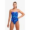 FUNKITA - Ladies Strapped in One Piece Leaf Laser -Outlet Women's Activity Store funkita ladies strapped in one piece swimsuit leaf laser 4 1330693 grande