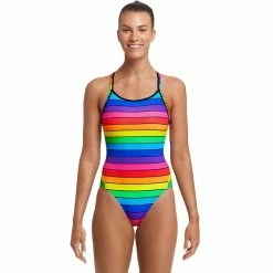 FUNKITA - Ladies Diamond Back One Piece Rainbow Racer -Outlet Women's Activity Store funkita rainbow racer ladies diamond back one piece 1 grande