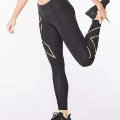 2XU - Women's Compression Tights Light Speed Mid Rise -Outlet Women's Activity Store gold3 grande