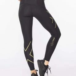 2XU - Women's Compression Tights Light Speed Mid Rise -Outlet Women's Activity Store gold4 grande