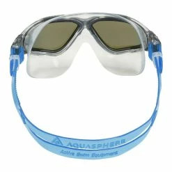 Aquasphere - Goggles Vista Swim Mask Blue Titanium mirrored lens -Outlet Women's Activity Store ms5050010lmb 4 grande